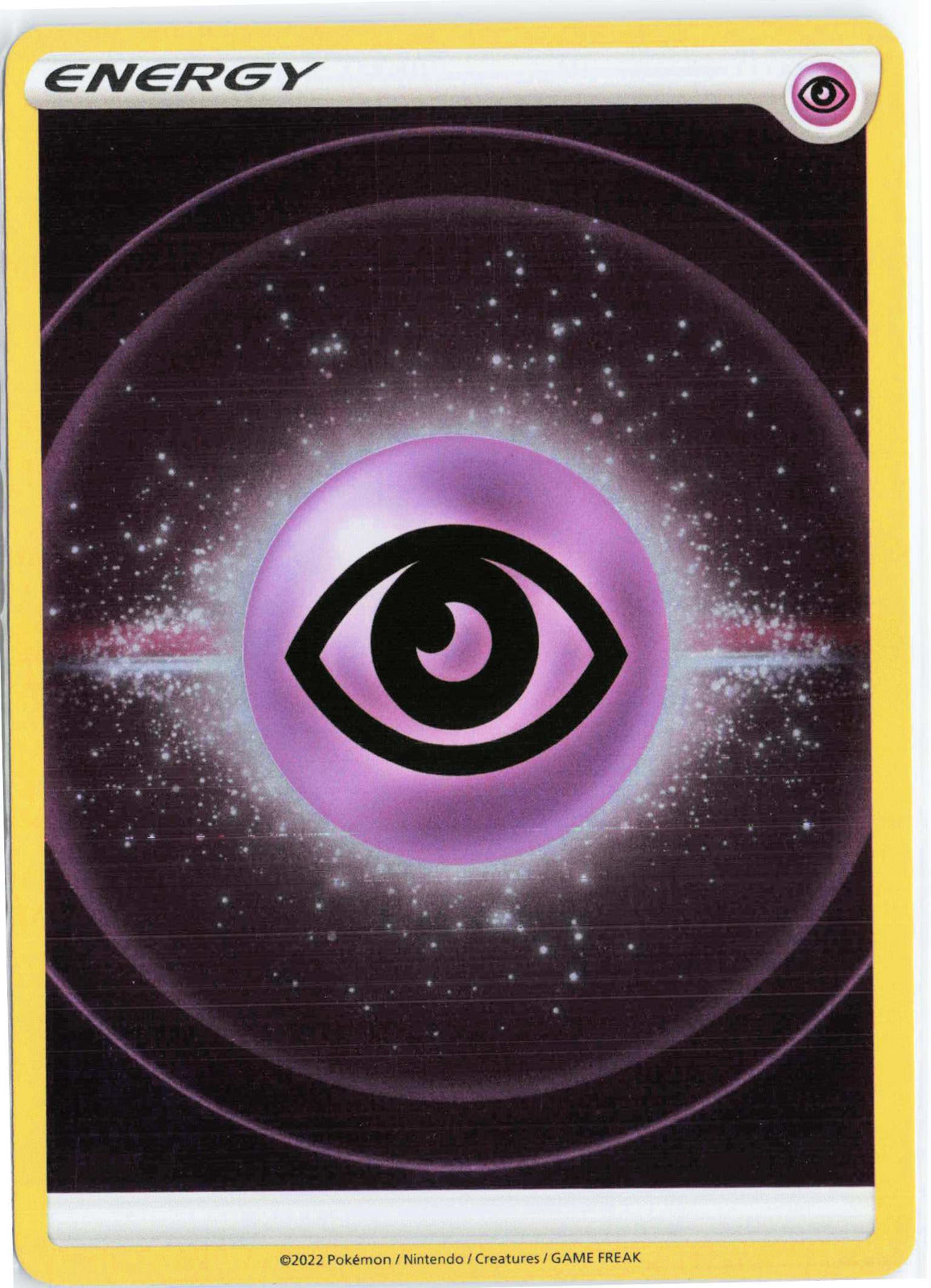 Psychic Energy 2022 Unnumbered Reverse Holo Pokemon SWSH09: Brilliant Stars