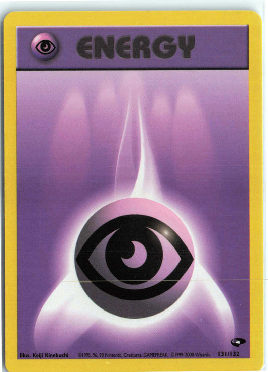 Psychic Energy 131/132 Unlimited MP Pokemon Gym Challenge