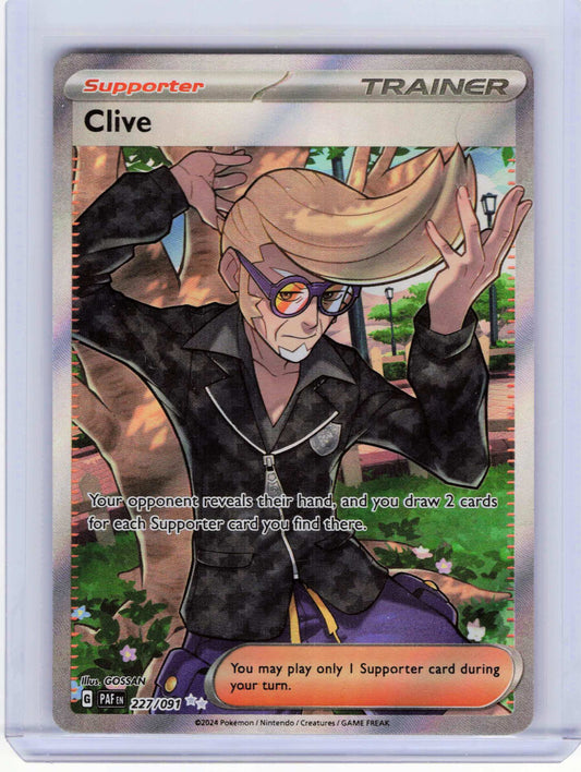 Clive #227/091 Pokemon SV: Paldean Fates