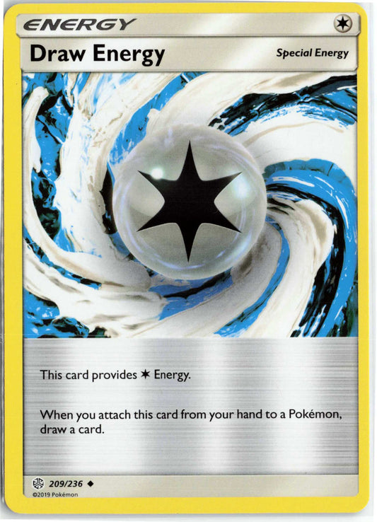 Draw Energy #209/236 Pokemon SM Cosmic Eclipse