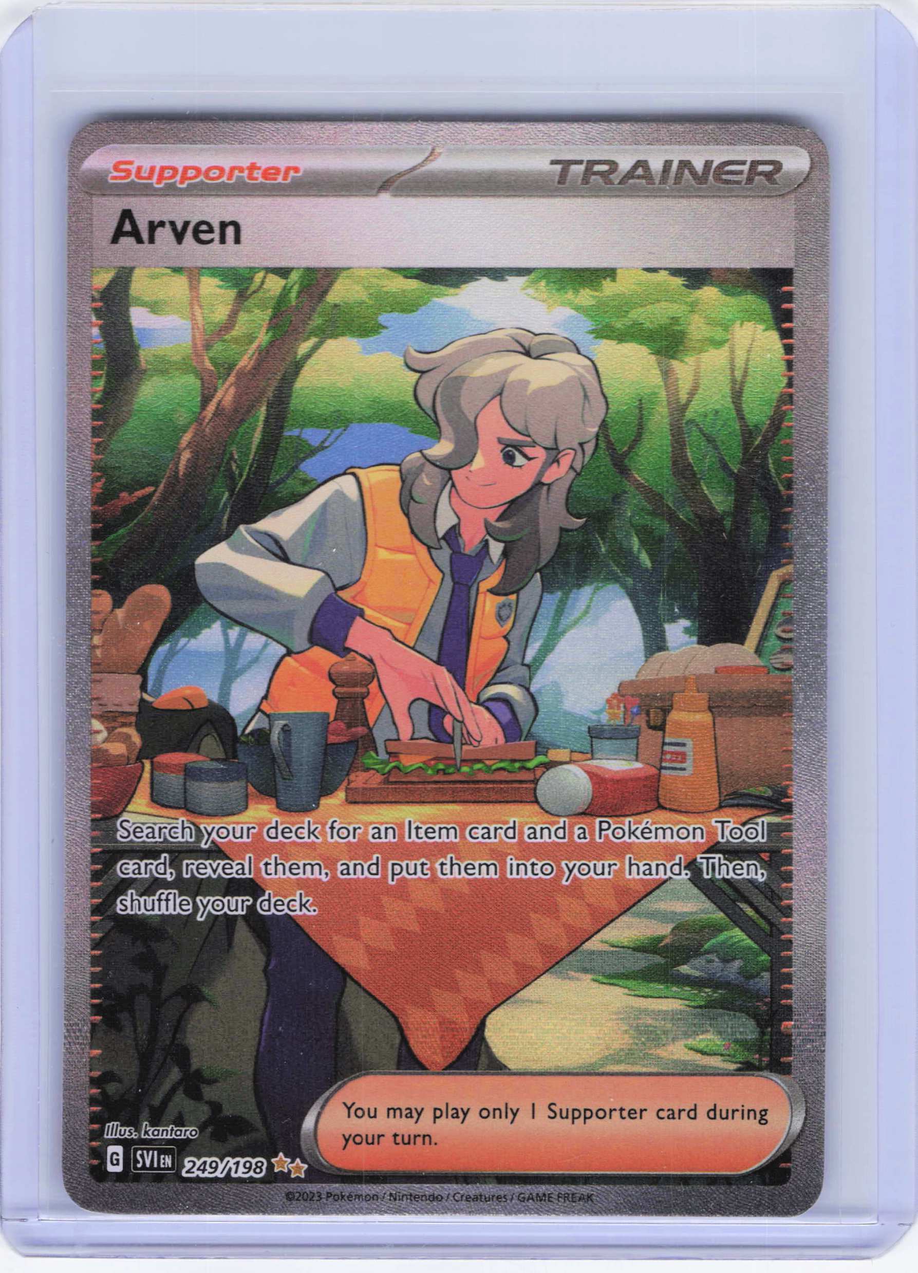 Arven - 249/198 Special Illustration Rare SV01: Scarlet & Violet Base Set NM