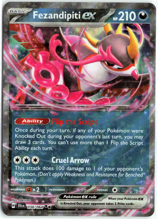 Fezandipiti ex #038/064 Pokemon SV: Shrouded Fable