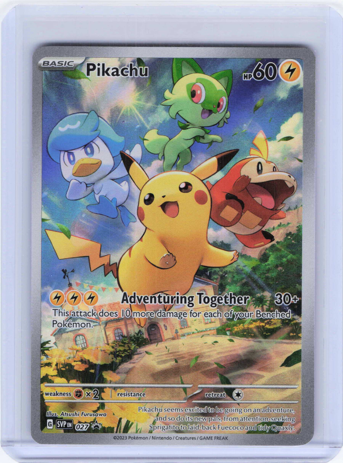Pikachu #027 Pokemon SV: Scarlet & Violet Promo Cards