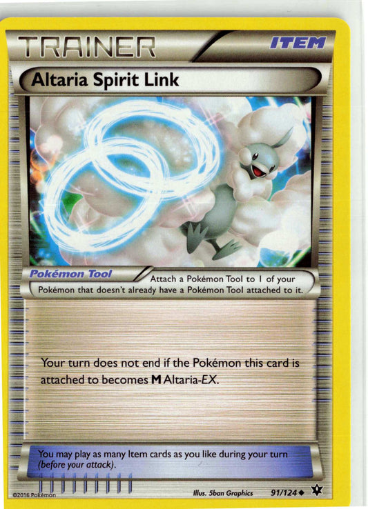 Altaria Spirit Link #91/124 Regular Pokemon XY - Fates Collide