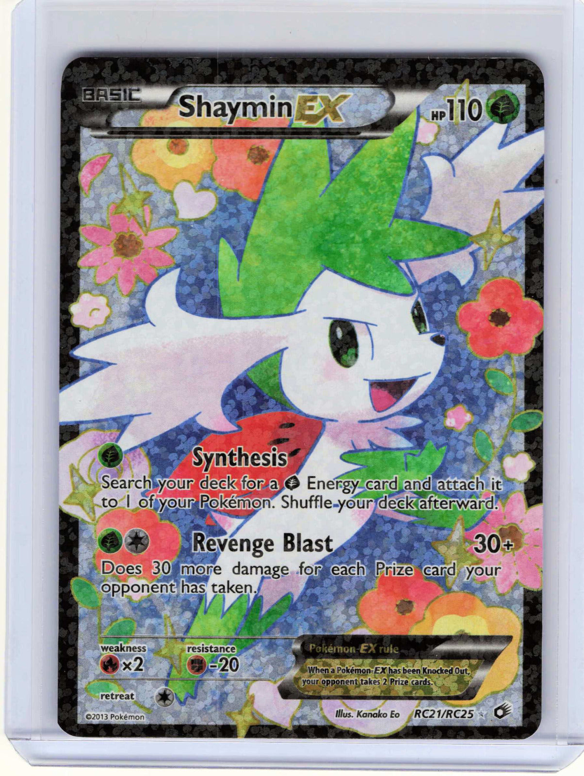 Shaymin EX #RC21/RC25 Pokemon Legendary Treasures: Radiant Collection