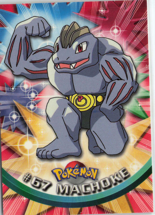 Machoke 67 - Black Topps Logo HP Pokemon Topps TV Animation Edition Series 1