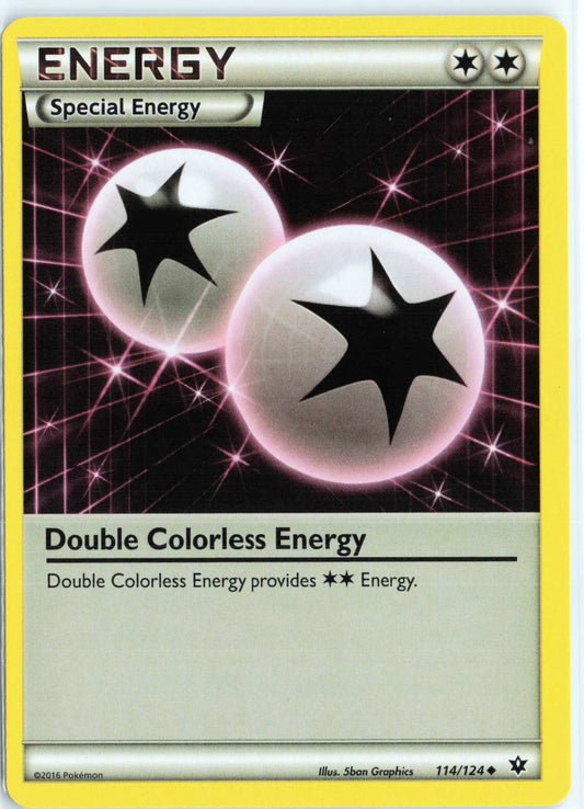 Double Colorless Energy #114/124 Pokemon XY Fates Collide