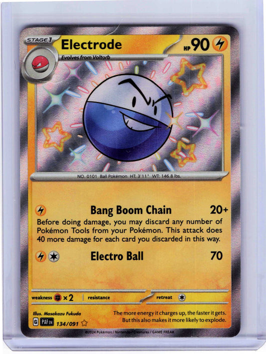 Electrode #134/091 Pokemon SV: Paldean Fates