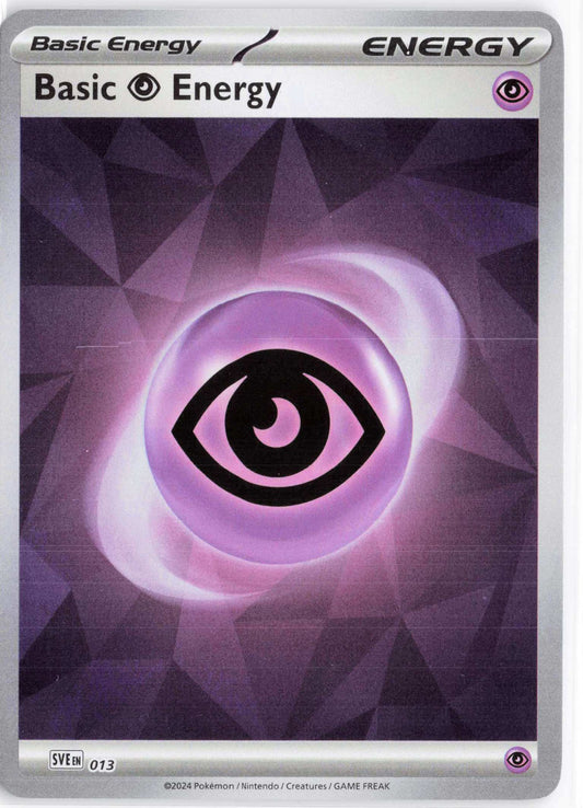 Basic Psychic Energy #013 Holo Pokemon SVE: Scarlet & Violet Energies