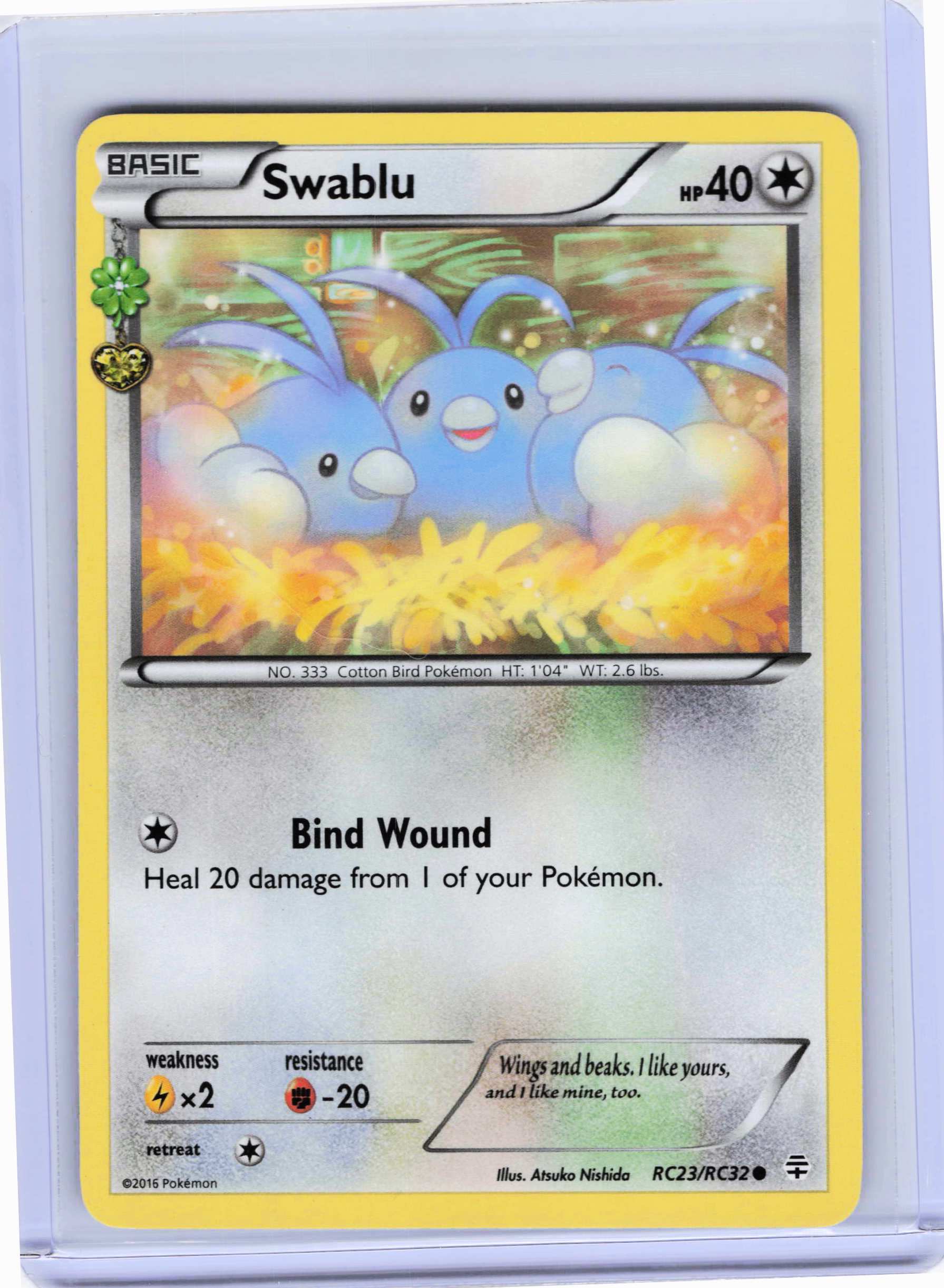 Swablu RC23/RC32 Common Generations: Radiant Collection NM