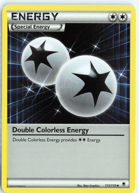 Double Colorless Energy #111/119 Pokemon XY Phantom Forces