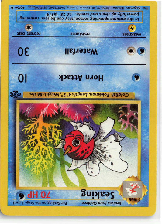 Seaking 46/64, HP Condition, Pokemon Jungle