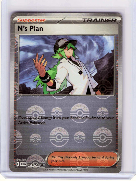 N's Plan Poke Ball Pattern #083/086  Pokemon SV: Black Bolt