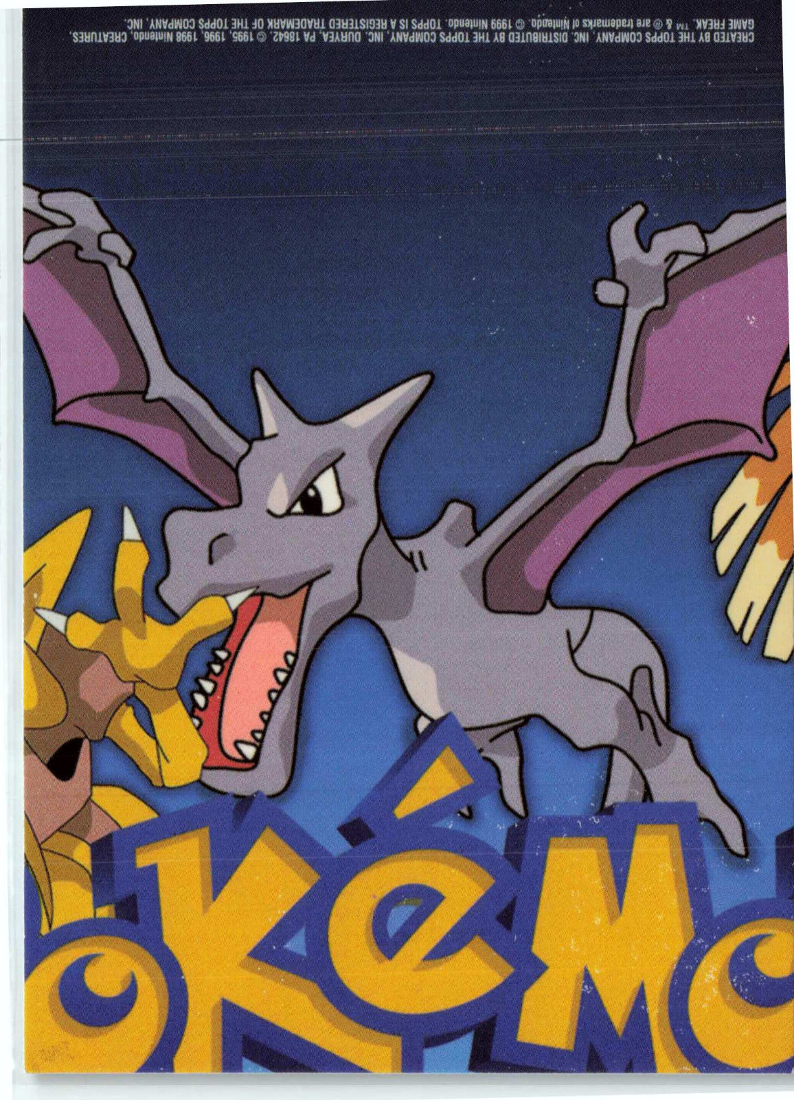 Geodude #TV6 Pokemon Topps TV Animation Edition Series 1 (Back)