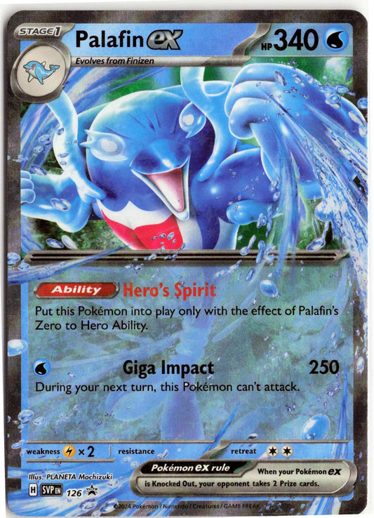 Palafin ex #126 Pokemon SV: Scarlet & Violet Promo Cards