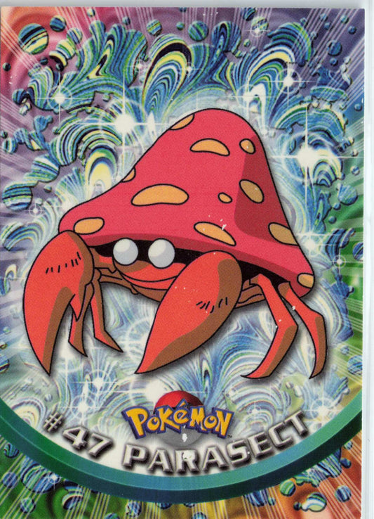 Parasect 47 - Black Topps Logo HP Pokemon Topps TV Animation Edition Series 1