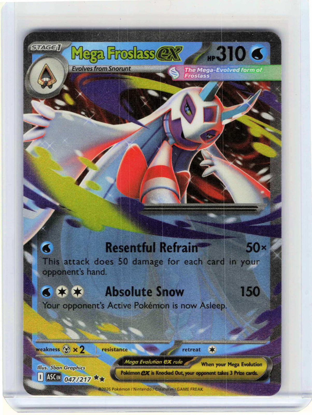 Mega Froslass ex #047/217 Pokemon ME: Ascended Heroes