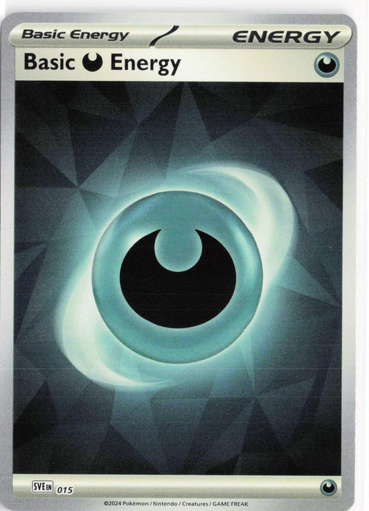Basic Darkness Energy #015 Holo Pokemon SVE: Scarlet & Violet Energies