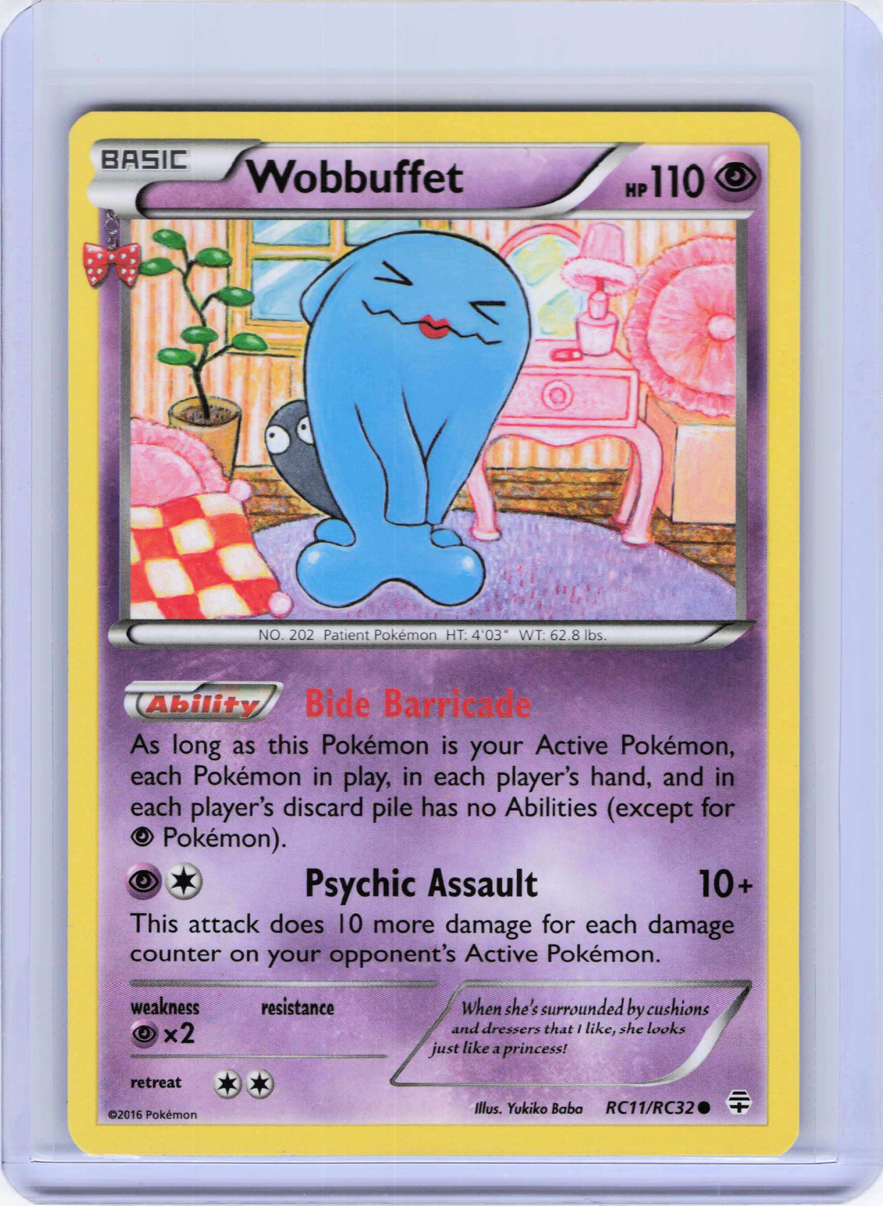Wobbuffet RC11/RC32 Common Generations: Radiant Collection NM