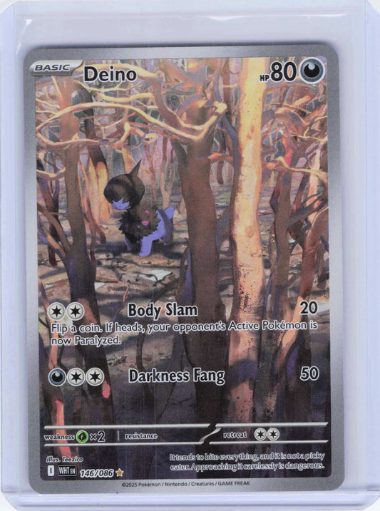 Deino #146/086 Pokemon SV: White Flare