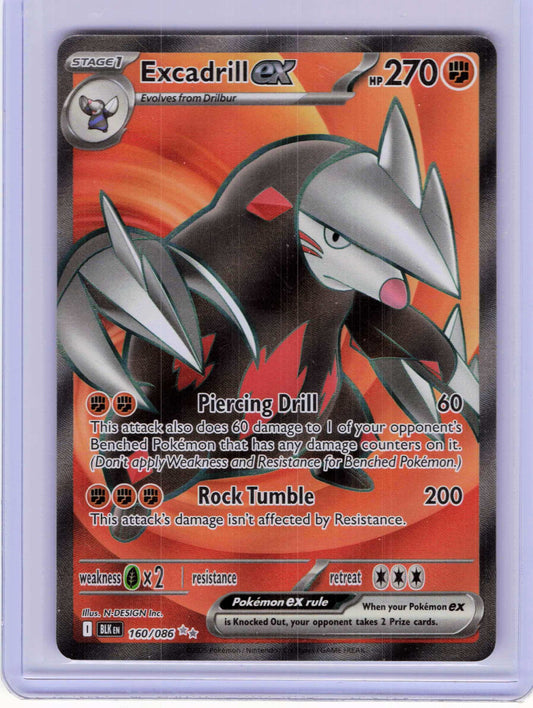 Excadrill ex #160/086 Pokemon SV: Black Bolt