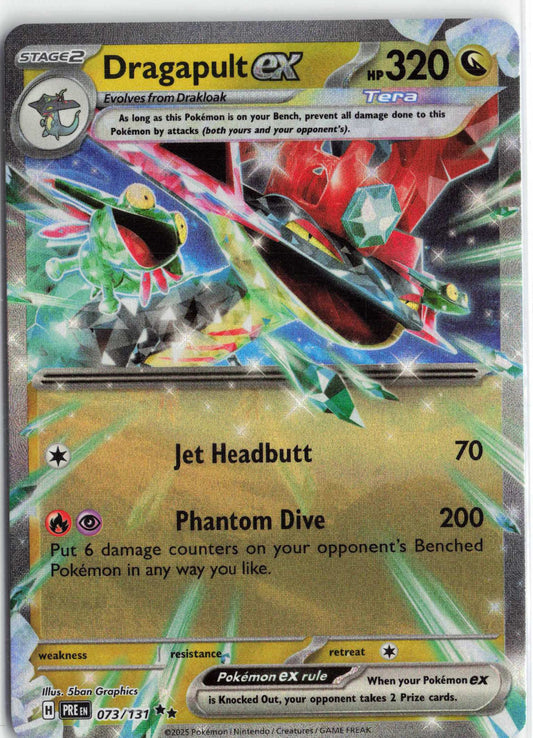 Dragapult ex 073/131 Holo MP Pokemon SV: Prismatic Evolutions
