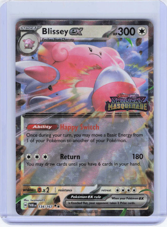 Blissey ex (Twilight Masquerade Stamped) #134/167 Pokemon Twilight Masquerade