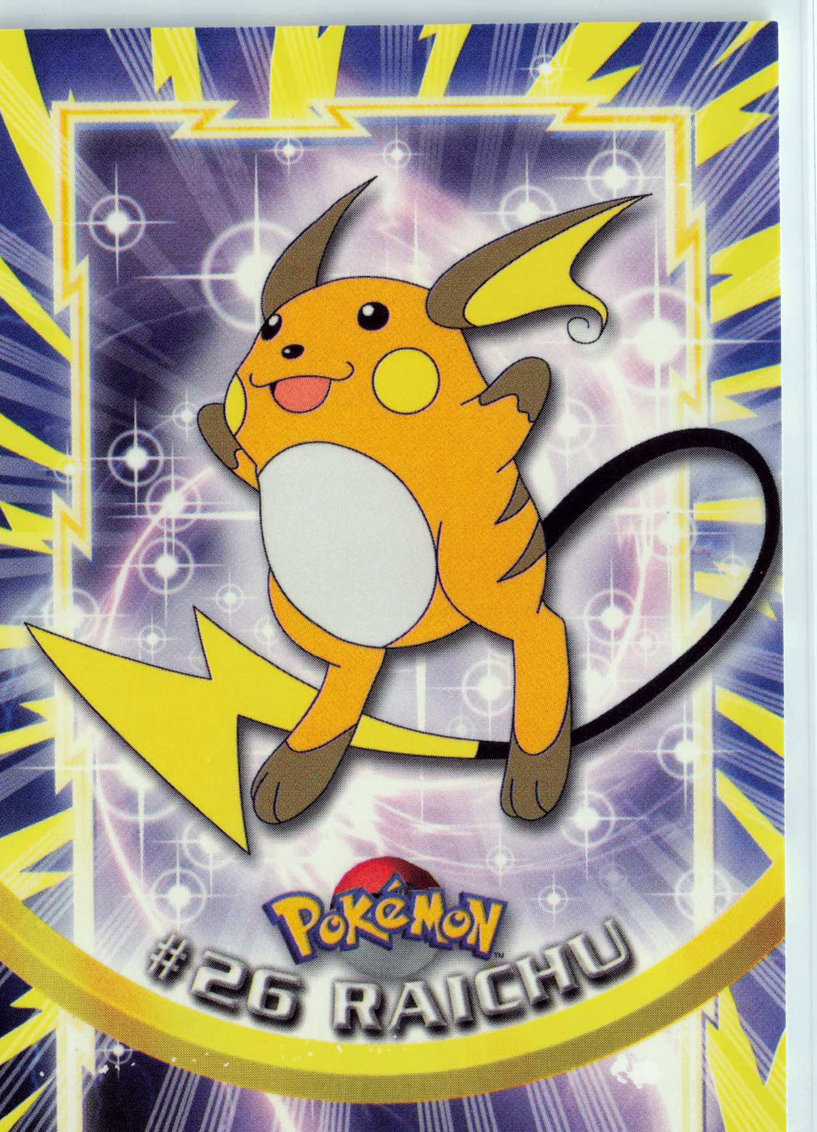 Raichu 26 - Black Topps Logo HP Pokemon Topps TV Animation Edition Series 1