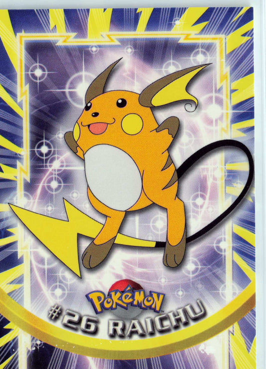 Raichu 26 - Black Topps Logo HP Pokemon Topps TV Animation Edition Series 1