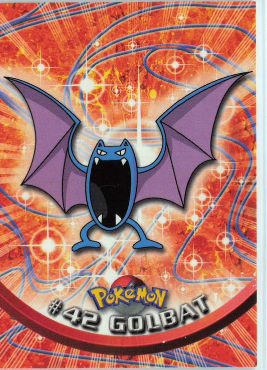 Golbat 42 - Black Topps Logo HP Pokemon Topps TV Animation Edition Series 1