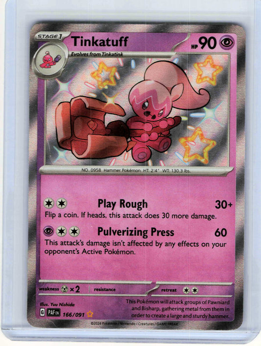 Tinkatuff #166/091 Pokemon SV: Paldean Fates