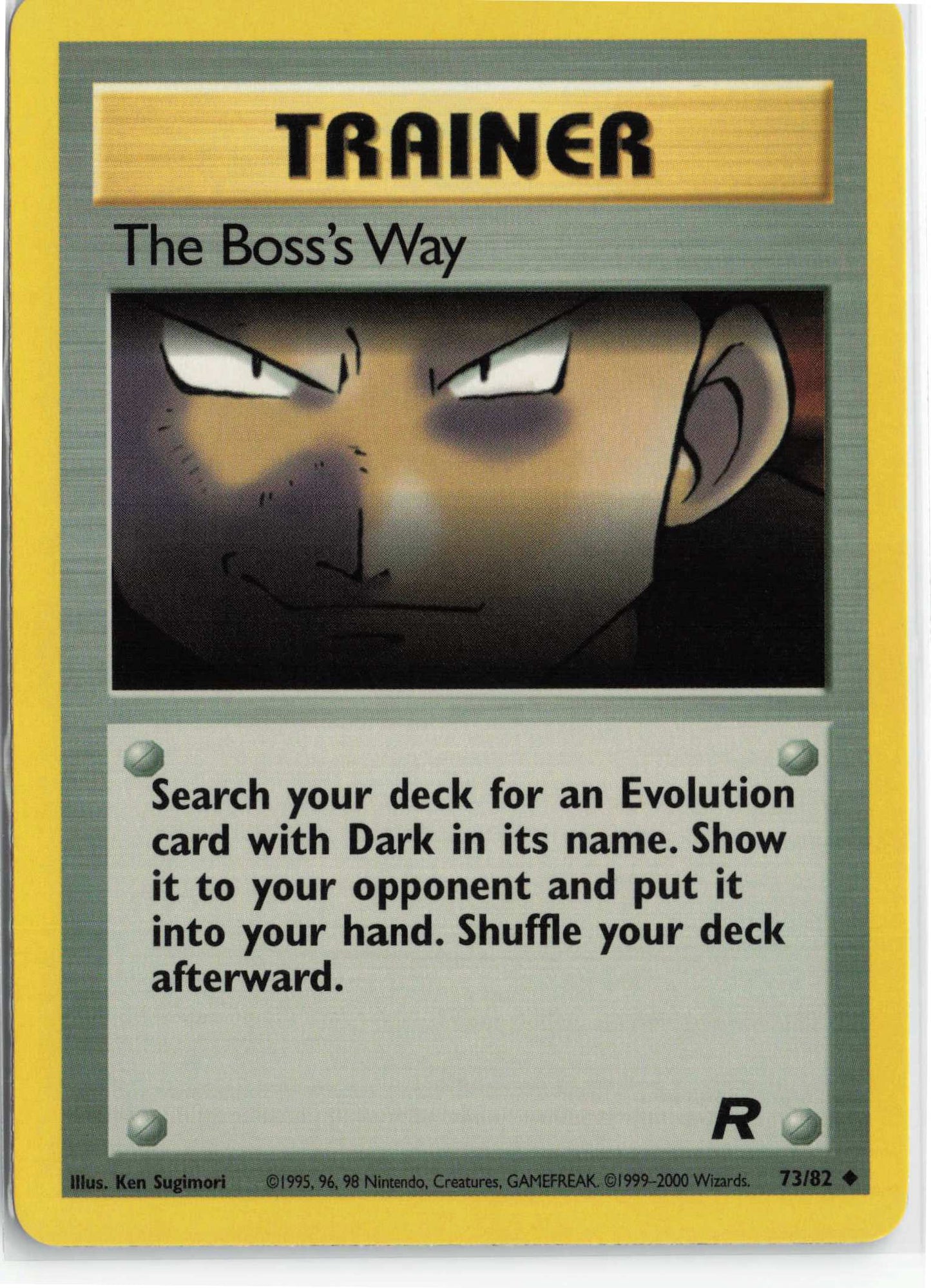 The Boss's Way 73/82, HP Condition, Pokemon Team Rocket