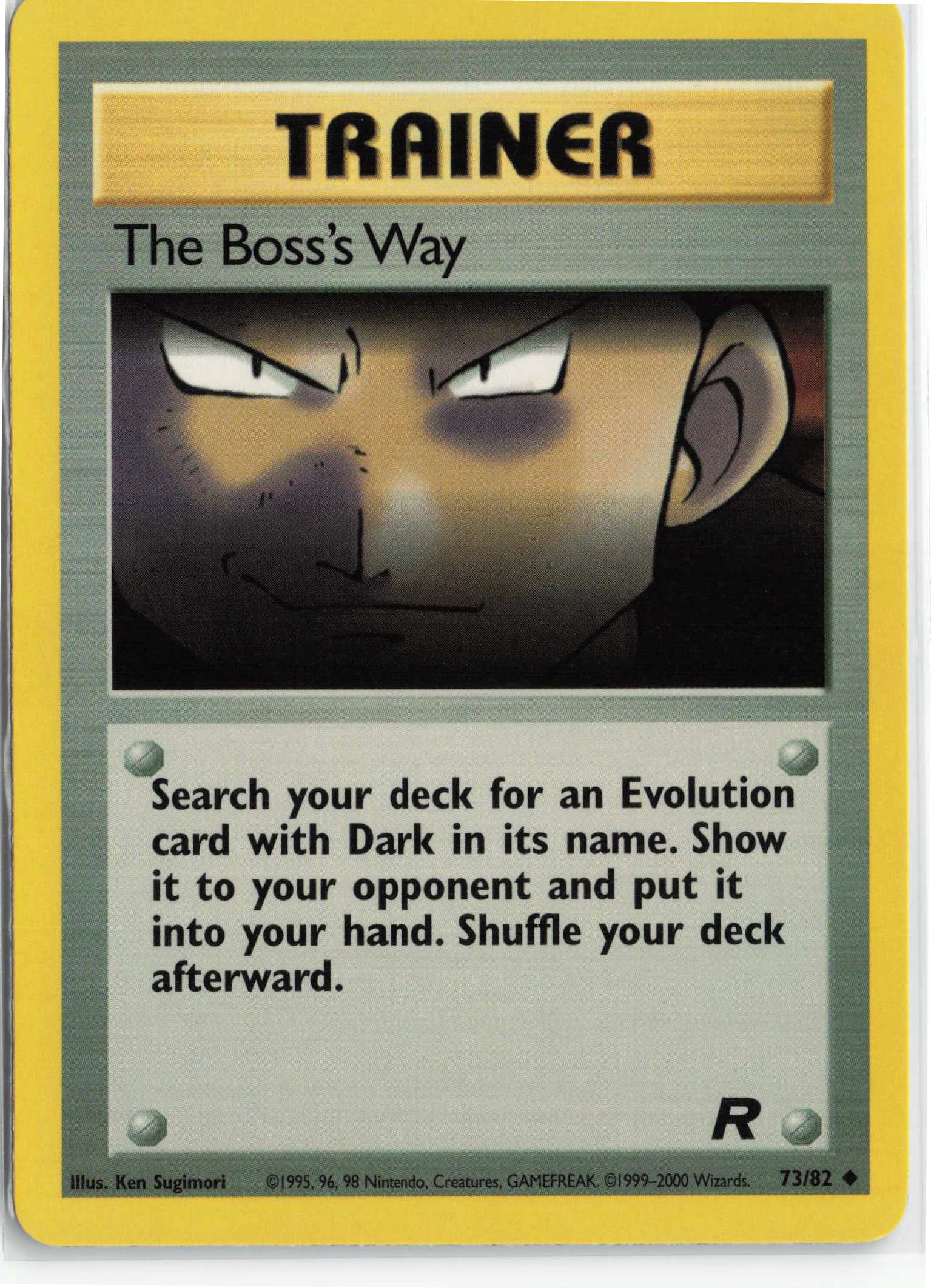 The Boss's Way 73/82, HP Condition, Pokemon Team Rocket