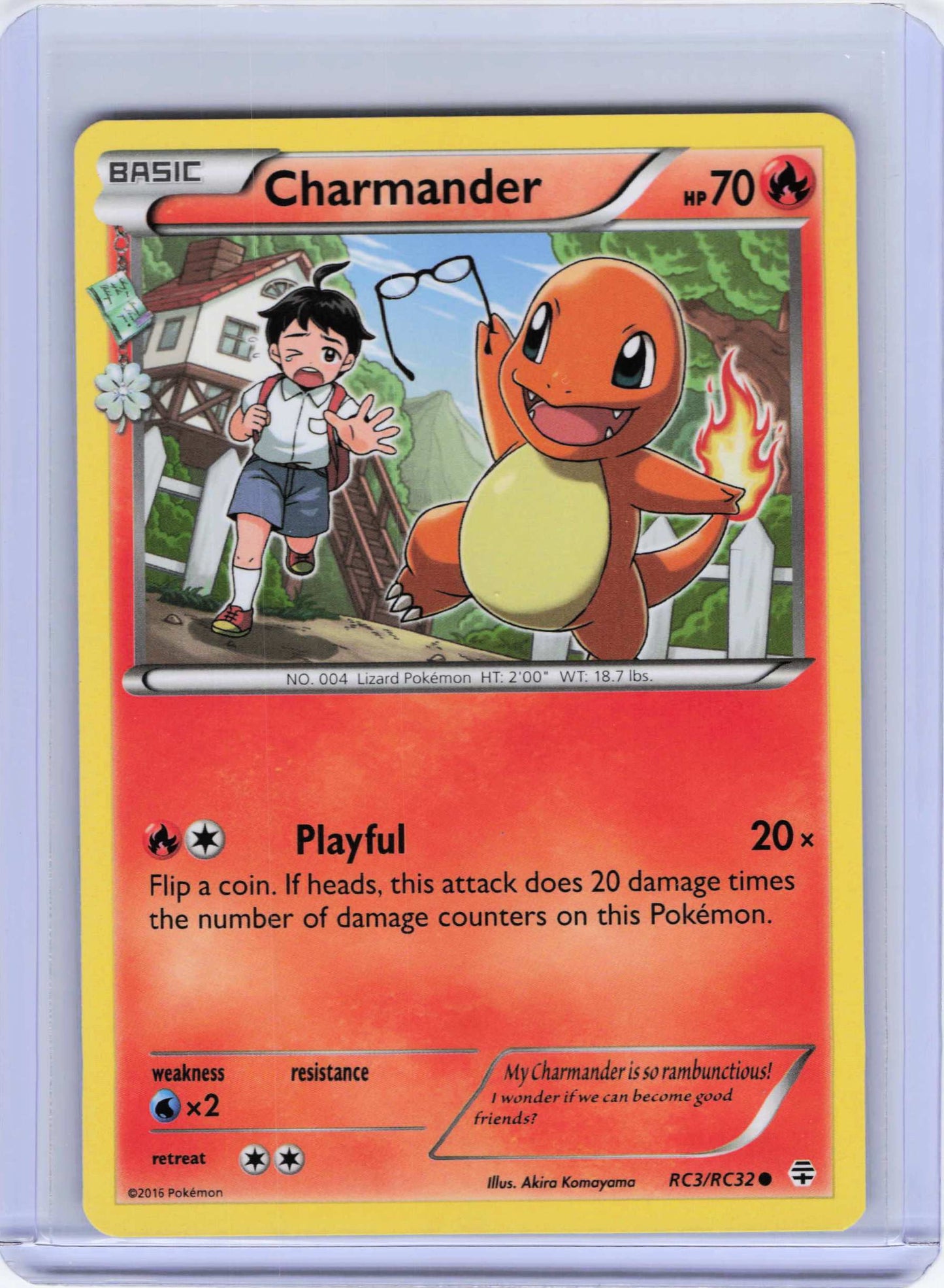 Charmander RC3/RC32 Common Generations: Radiant Collection NM