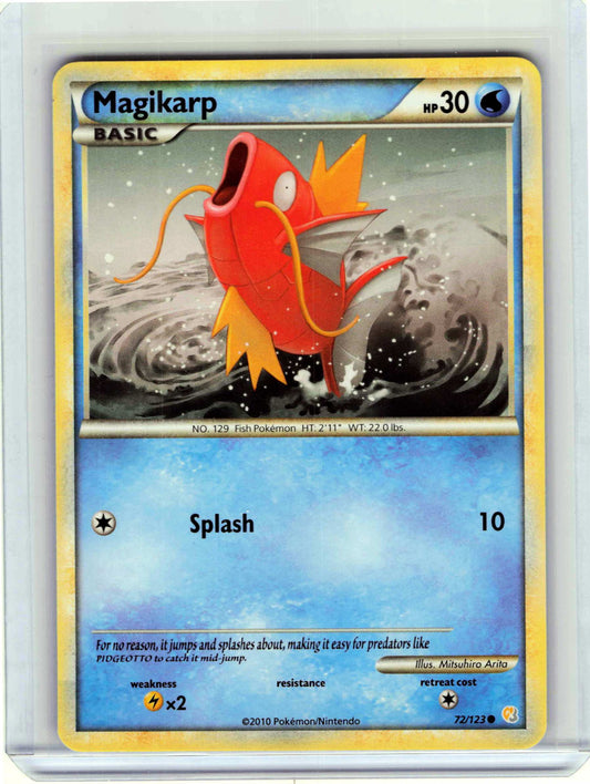 Magikarp #72/123 Pokemon HeartGold SoulSilver