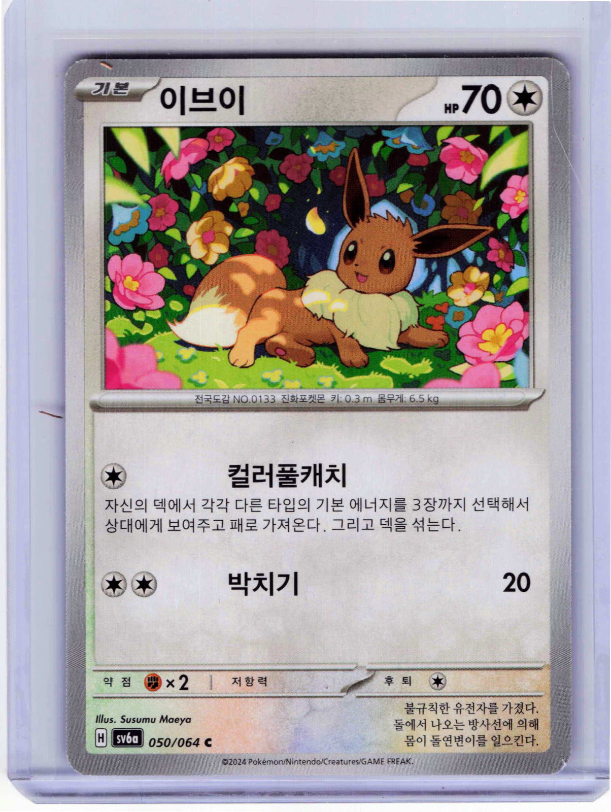 Eevee #050/064 Korean Pokemon SV6a: Night Wanderer