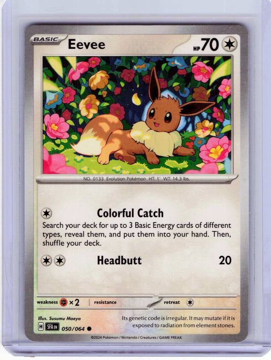 Eevee 050/064, NM Condition, Pokemon SV: Shrouded Fable